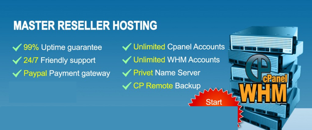 MASTER Reseller 1 YEARS PLAN Web hosting Create Unlimited accounts with WHM